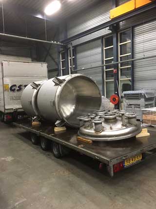 aanhanger met tank